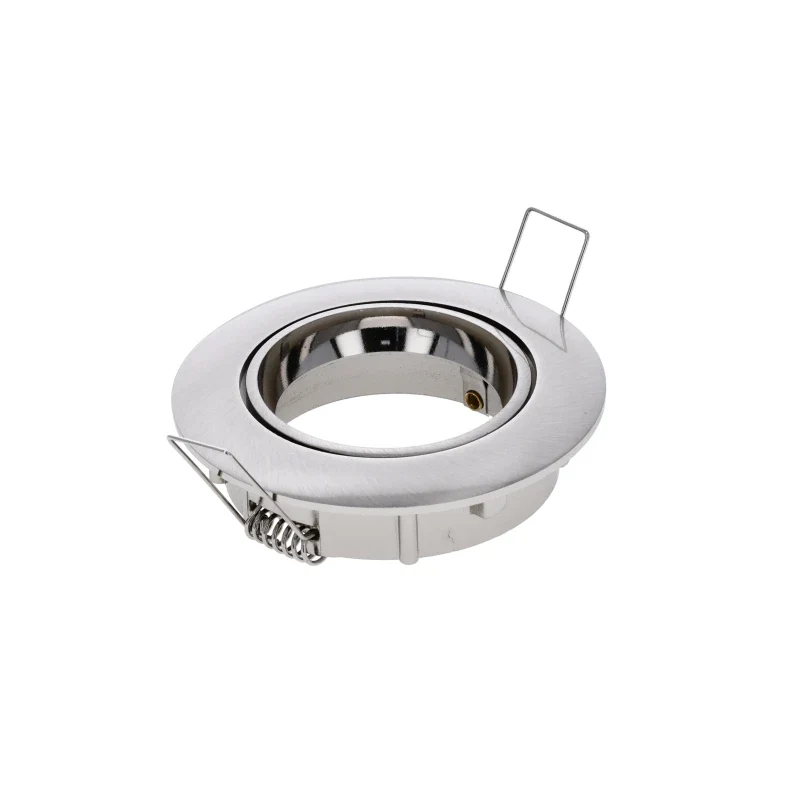 INBOUWSPOT KANTELBAAR | Ø70mm | GU10 / MR16 | KLIK | ZILVER