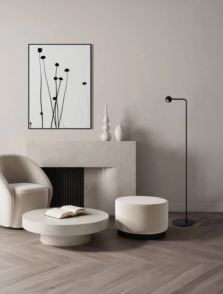 Sfera Stehlampe 3000K Schwarz