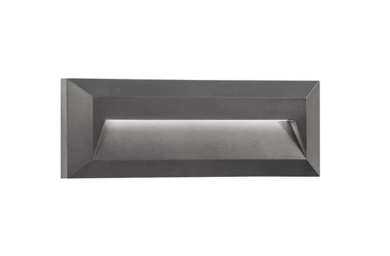 Pulsar LED Außenwandleuchte Rechteckig Abstrahlwinkel 32° Dunkelgrau IP54