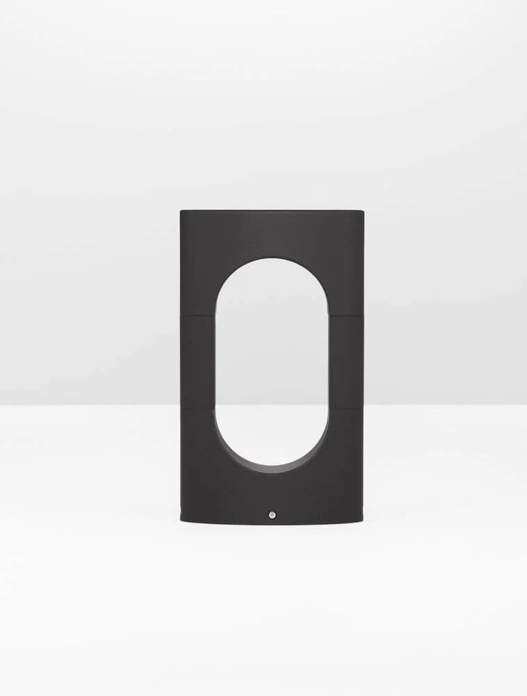 Portal LED Außensockelleuchte 3000K Schwarz IP54