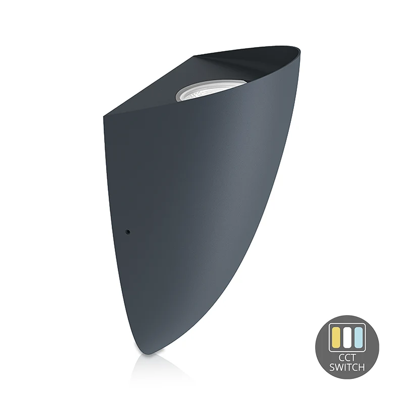 WANDLAMP DAPHNIS | ANTRACIET | 8W | DIMBAAR | CCT SWITCH