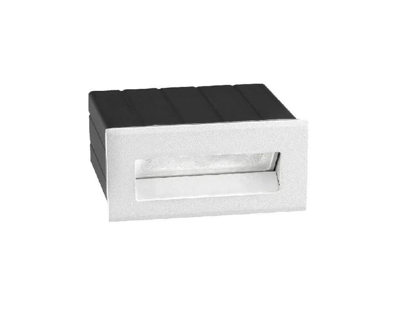 Krypton LED Außenwandeinbauleuchte 8,5cm Lichtauslass Hor. Slot 3000K IP54