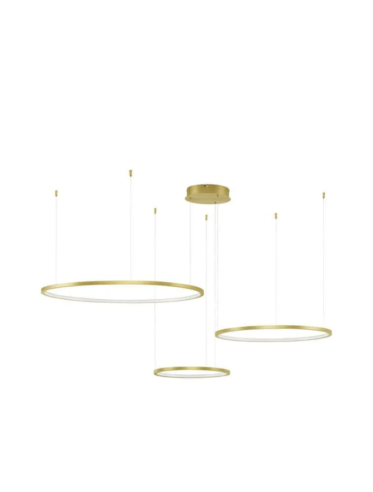 Purple LED Pendelleuchte 3-flammig Ø 130cm 3000K