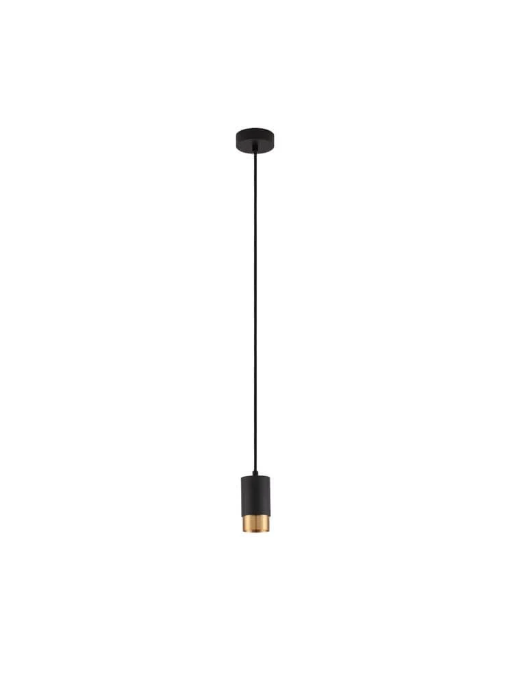 Pongo Pendelleuchte Cover Oben Ø 5,9cm Schwarz, Gold