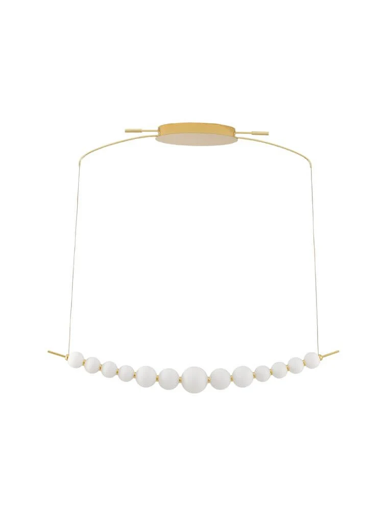 Perla LED Pendelleuchte Tiefbogen 13-flammig 3000K