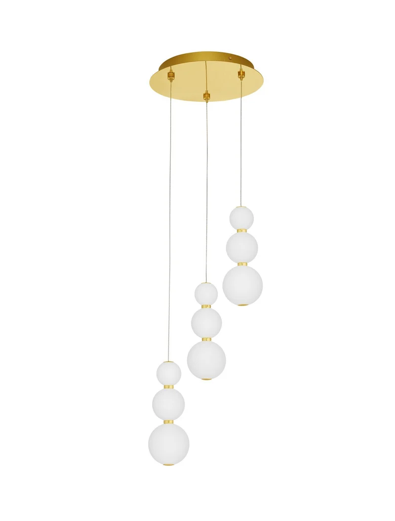 Perla LED Pendelleuchte 9-flammig Ø 31cm 3000K