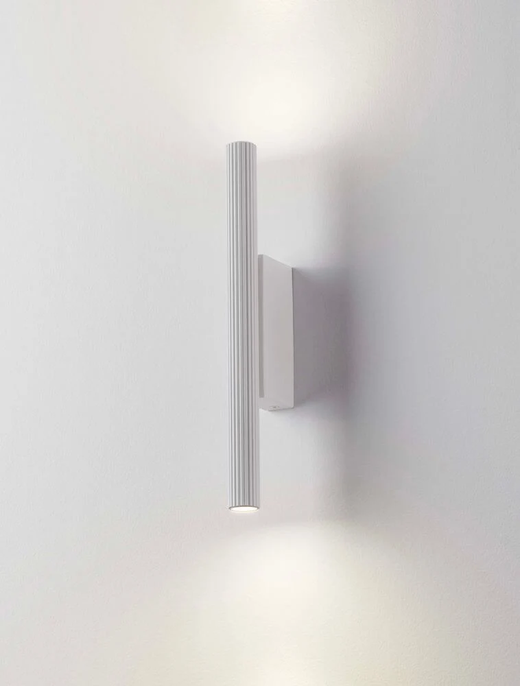 Paron LED Wandleuchte Geriffelt 3000K