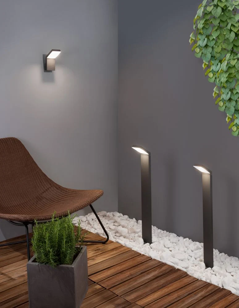 Park LED Außenwegeleuchte 3000K Dunkelgrau IP54
