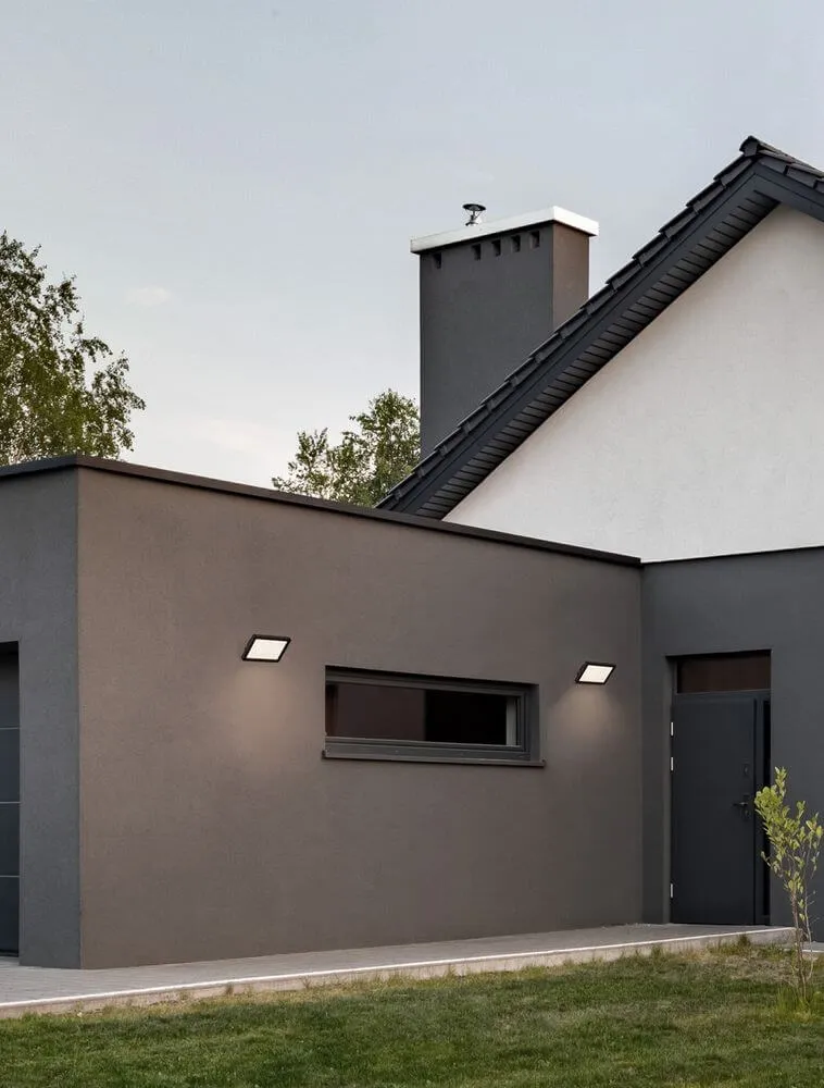 Nobu LED Außenwandleuchte 3000K Schwarz IP65