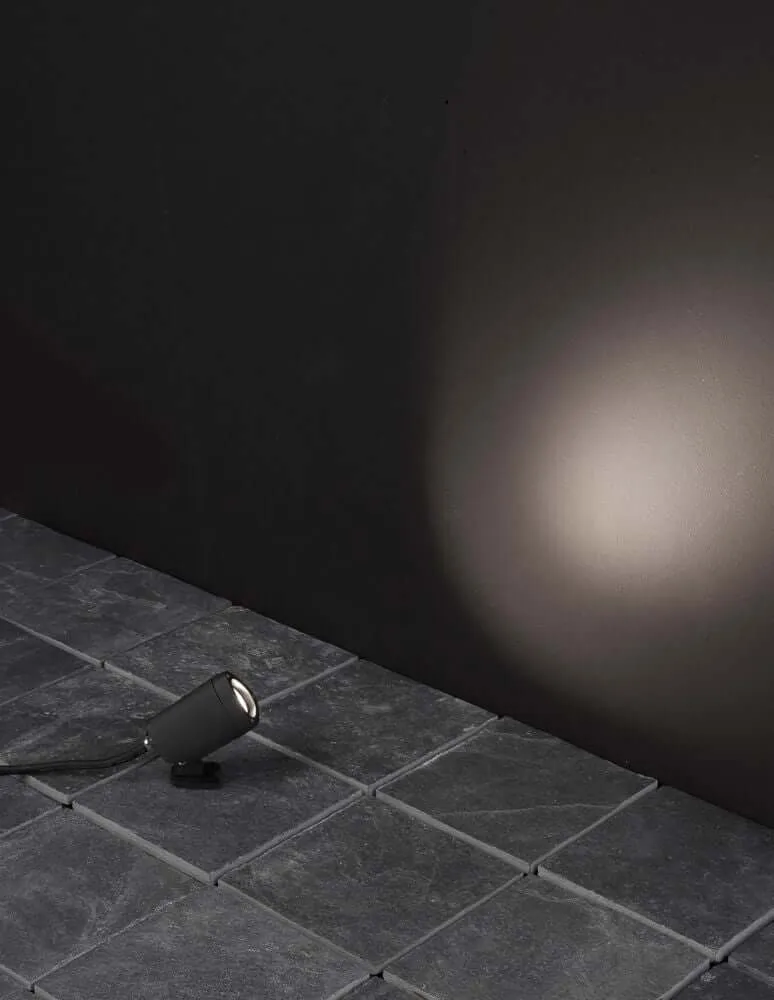 Mini LED Außenwandleuchte 3000K Schwarz IP65