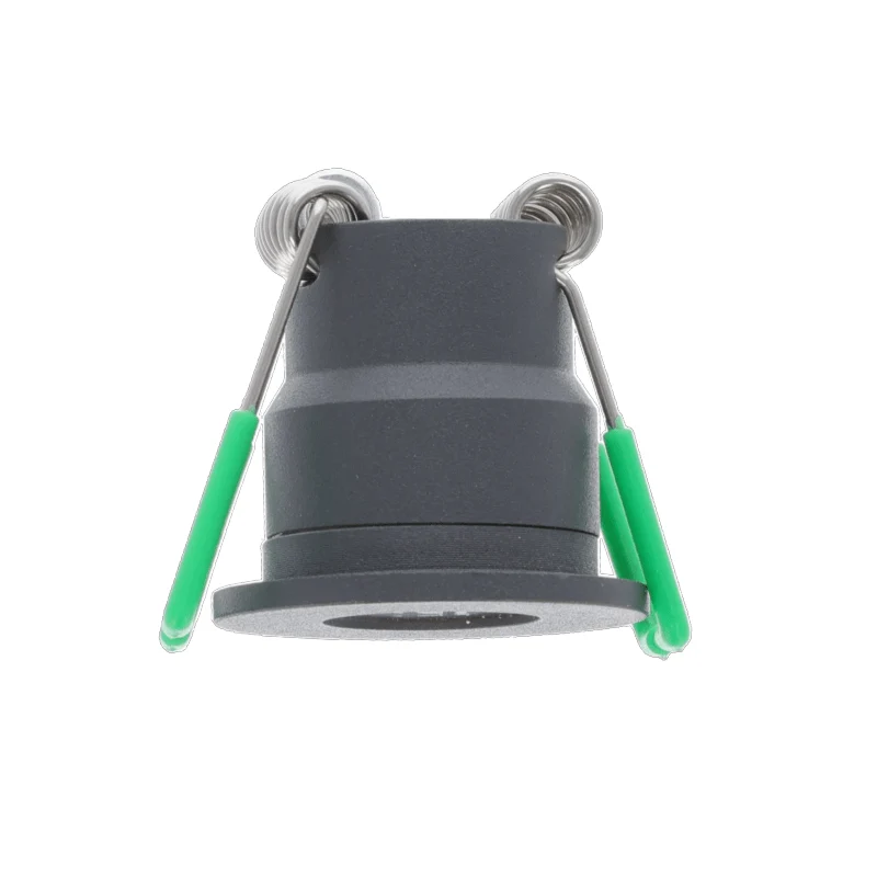 LED MINI INBOUWSPOT | 3W | Ø35 | WARM WIT | 12VDC | GRIJS