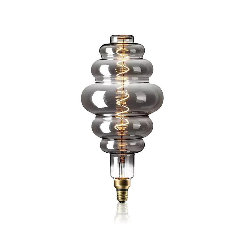 LED FILAMENT E27 PARIS SMOKE | 6W | DIMBAAR | 200mm DOORSNEE