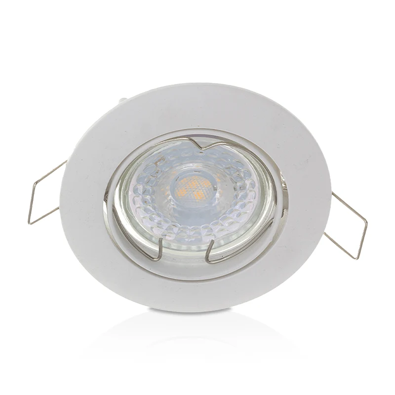 INBOUWSPOT KANTELBAAR | Ø70mm | GU10 / MR16 | IP22 | WIT