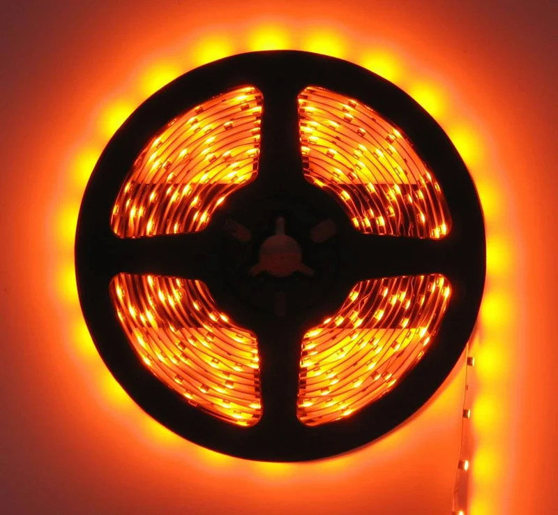 LED STRIP | IP22 | 12V | 5050/60 | ORANJE | 5 METER | 10MM