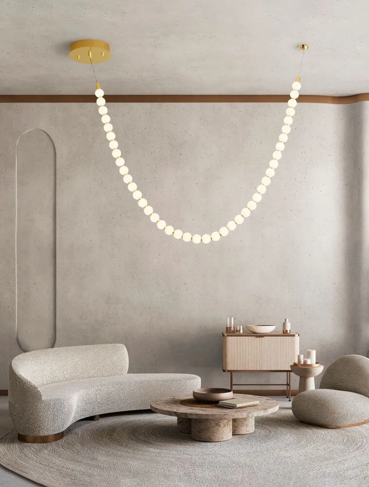 Perla LED Deckenleuchte 42-flammig 3000K Gold