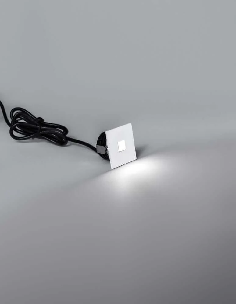 Passagio LED Außenwandeinbauleuchte Quadratisch 3000K Weiß IP54