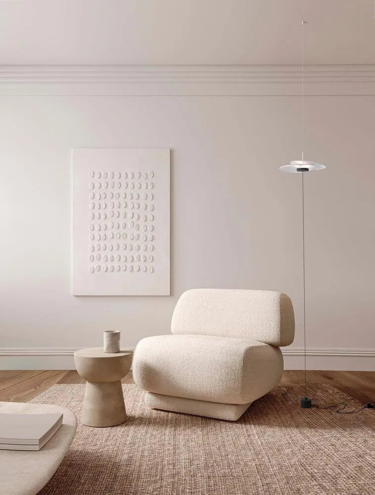 Olea LED Deckenleuchte Ø 35cm 3000K Netzstecker Weiß,Schwarz
