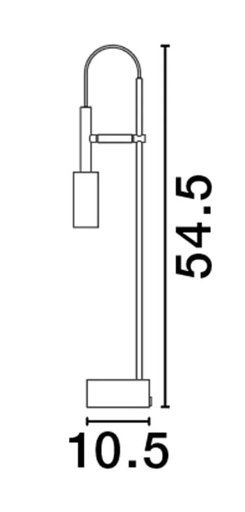 Nudos LED Pendelleuchte 4-flammig 3000K Gold