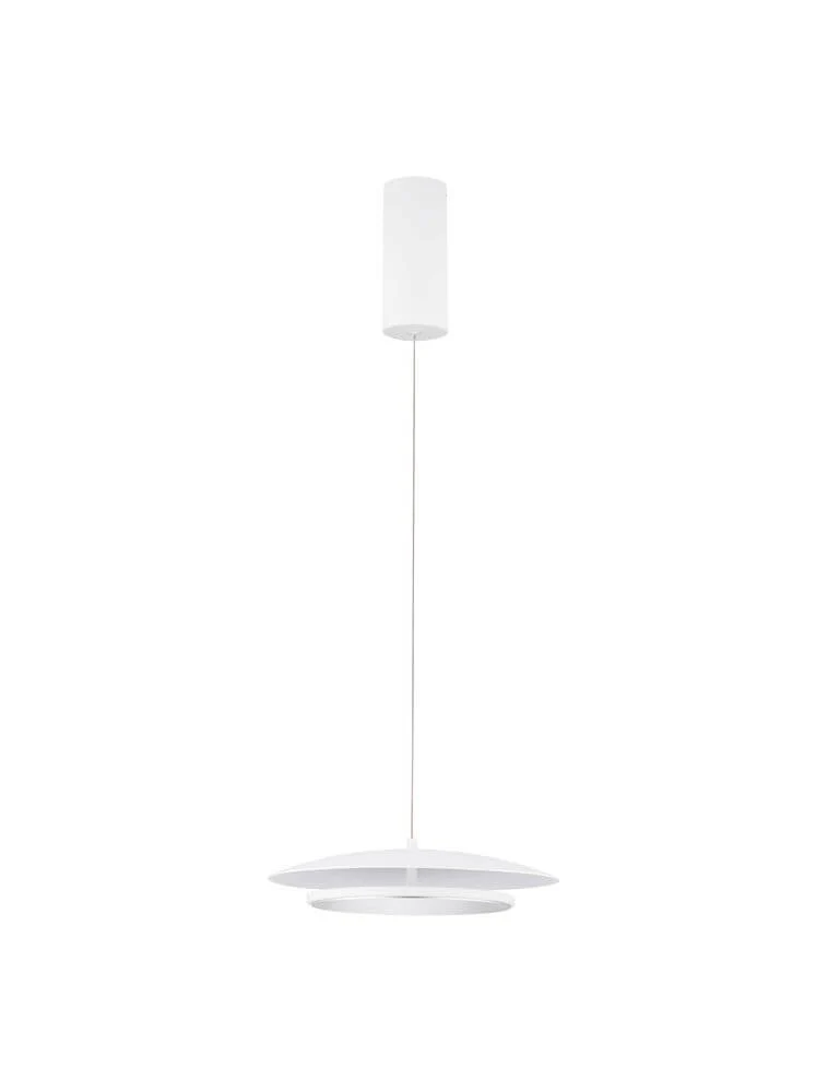 Olos LED Pendelleuchte 3000K Weiß,Chrom