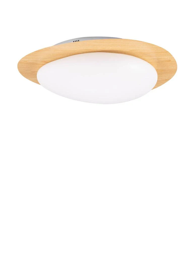 Nimbus LED Deckenleuchte 3000K Holz, Weiß