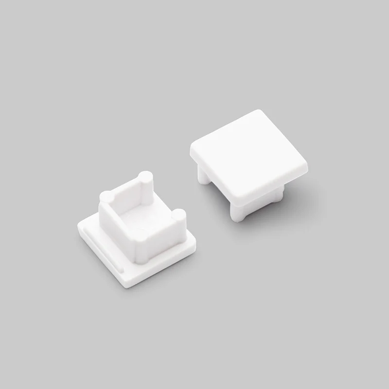 END CAP ZONDER KABELOPENING | WIT | SMART | 10MM | 20 STUKS