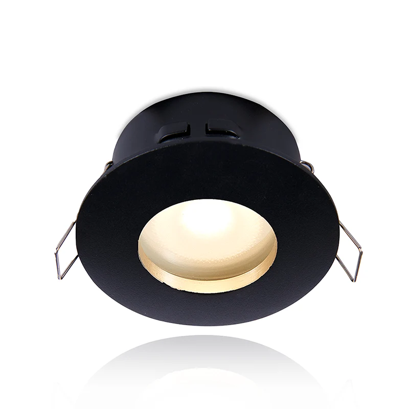 INBOUWSPOT WATERDICHT | Ø70mm | GU10 / MR16 | IP65 | ZWART