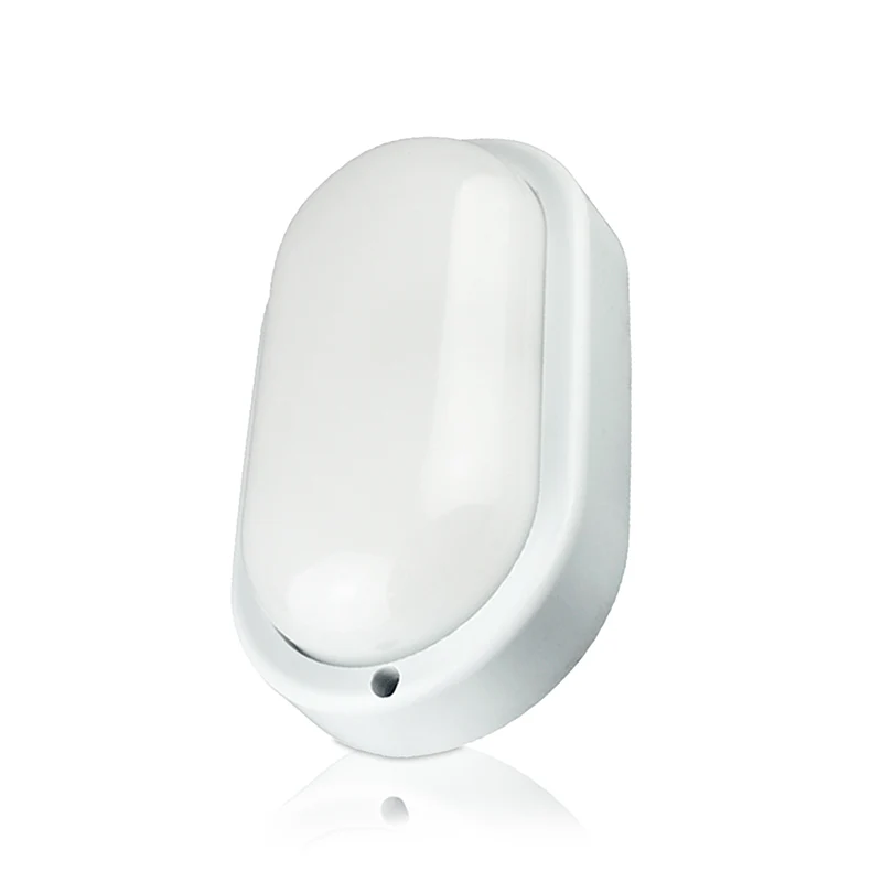 LED BULKHEAD OVAAL 8W WIT