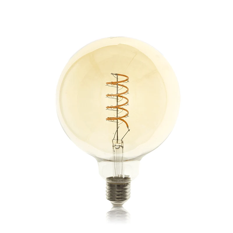 LED FILAMENT E27 GLOBE S DIMBAAR AMBER 4W