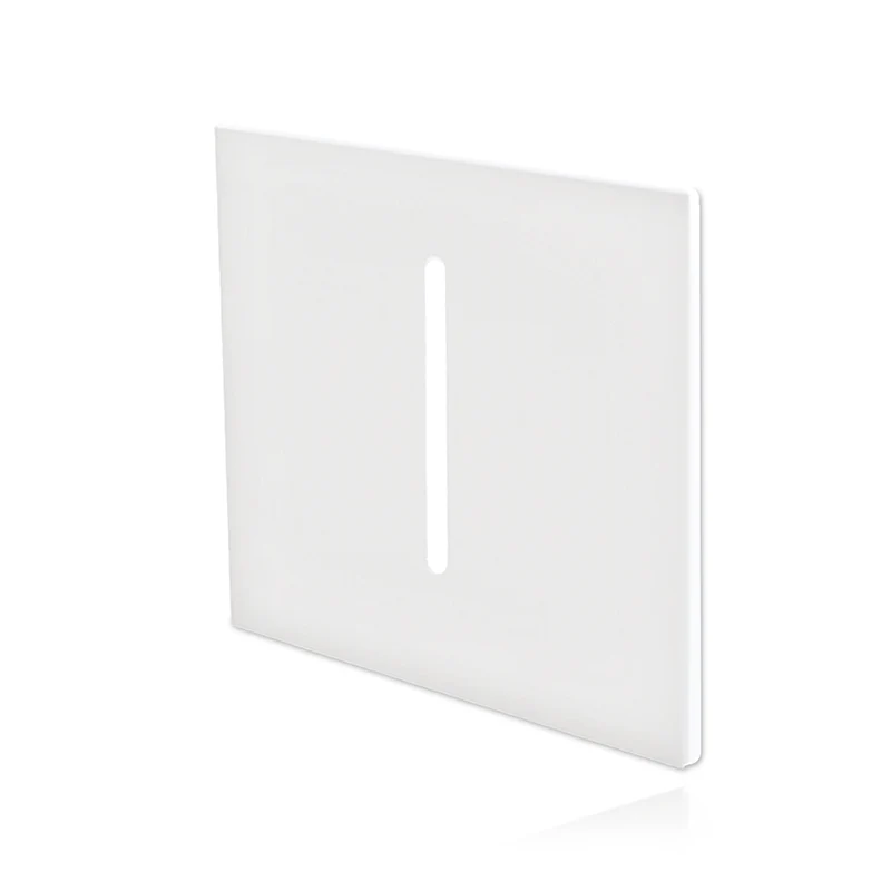 OPZETSTUK WIT | VIERKANT | MIDDEN | T.B.V. INBOUW TRAPVERLICHTING