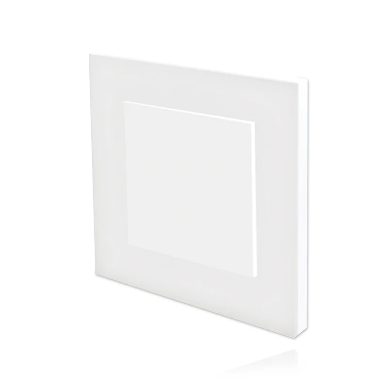 OPZETSTUK WIT | OPEN | VIERKANT T.B.V. INBOUW TRAPVERLICHTING