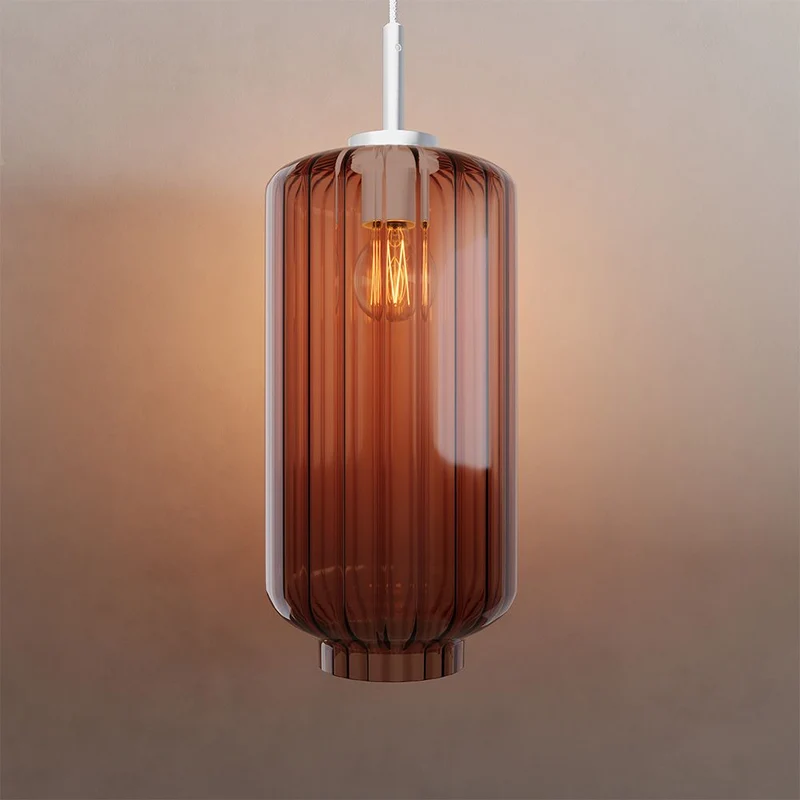 s.luce Velo Galerie Glas-Pendellampe Aufhängung 500cm Weiß