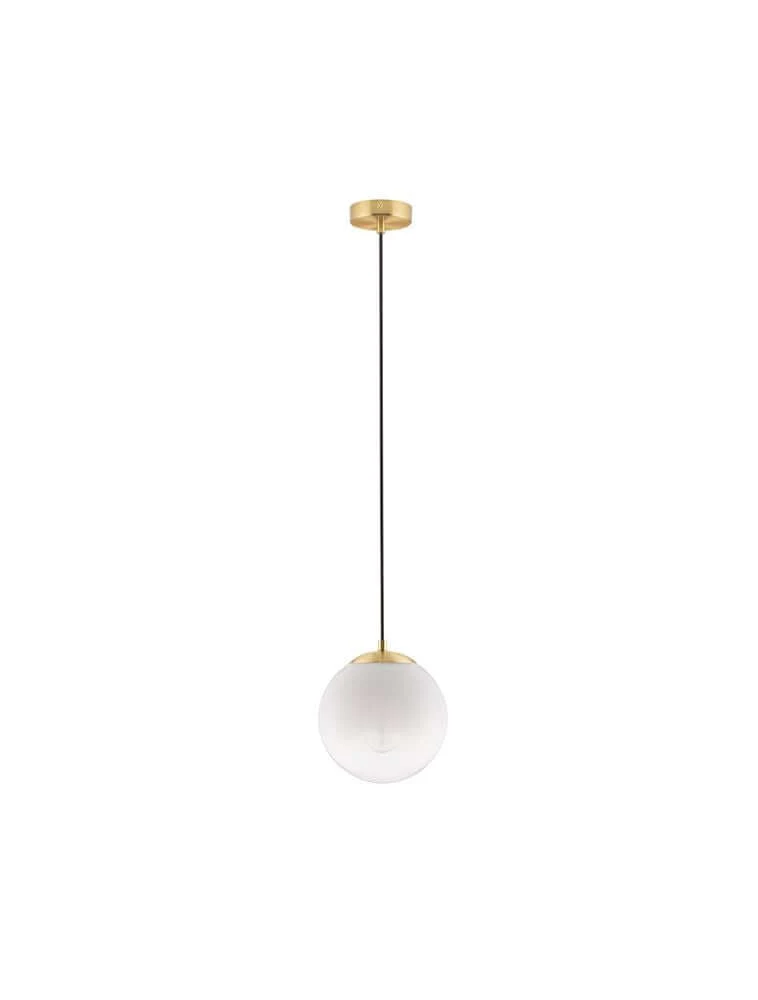 Vita Pendelleuchte E27 Gold, Weiß