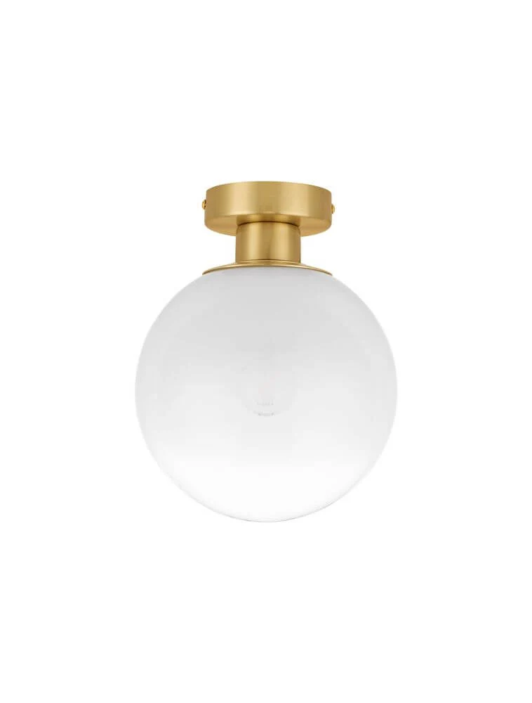 Vita Deckenleuchte E27 Gold, Weiß