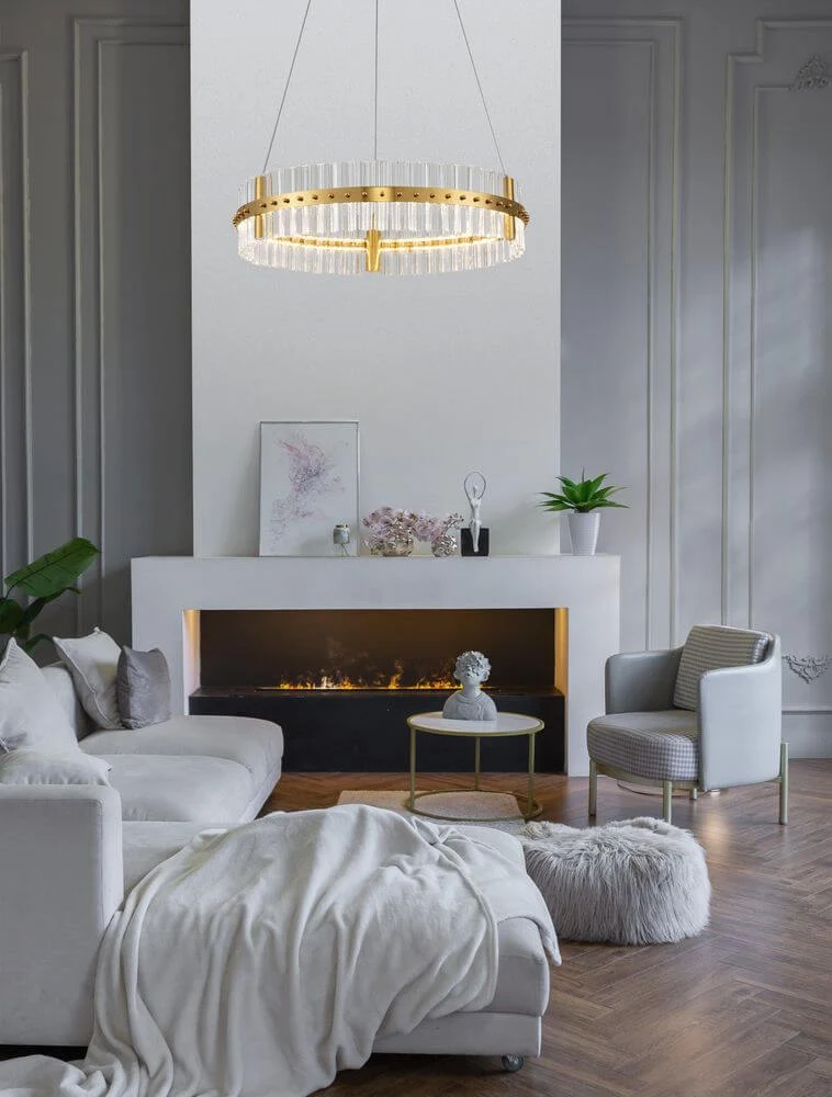 Kezo LED Pendelleuchte Ø 60cm 3000K Gold