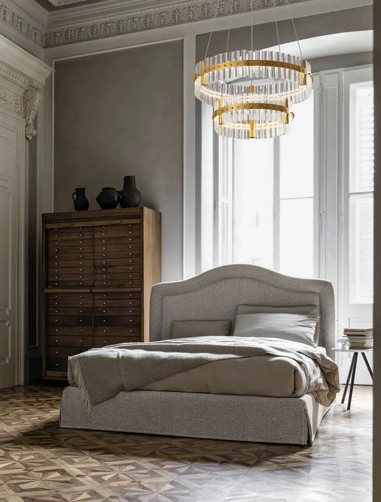 Kezo LED Pendelleuchte 2-flammig Ø 60cm 3000K Gold