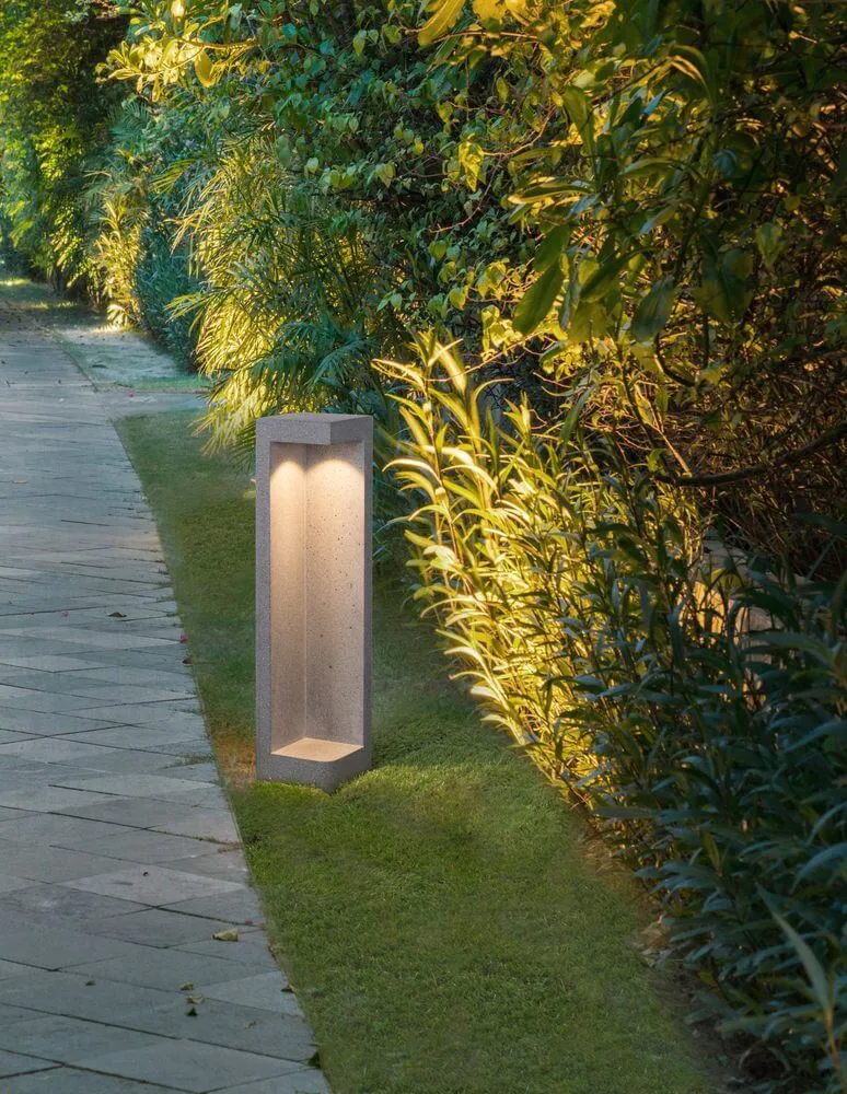 Grante LED Außenwegeleuchte 3000K Grau IP65