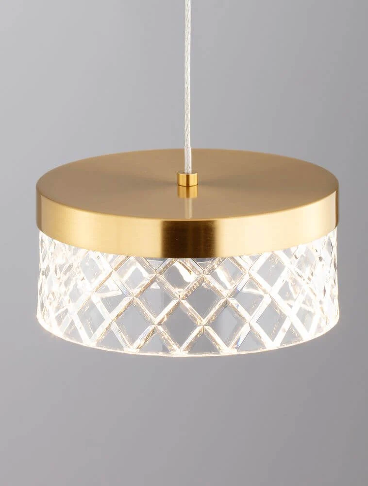 Bion LED Pendelleuchte Ø 15cm 3000K Gold