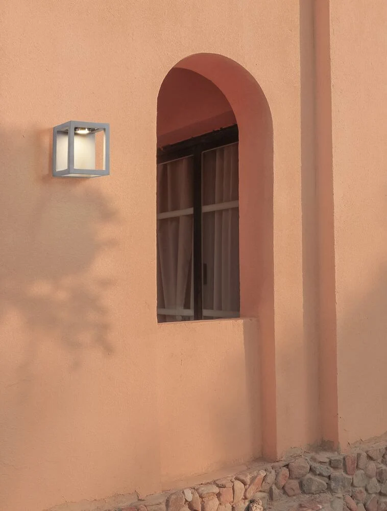 Bev LED Außenwandleuchte 3000K Grau IP65