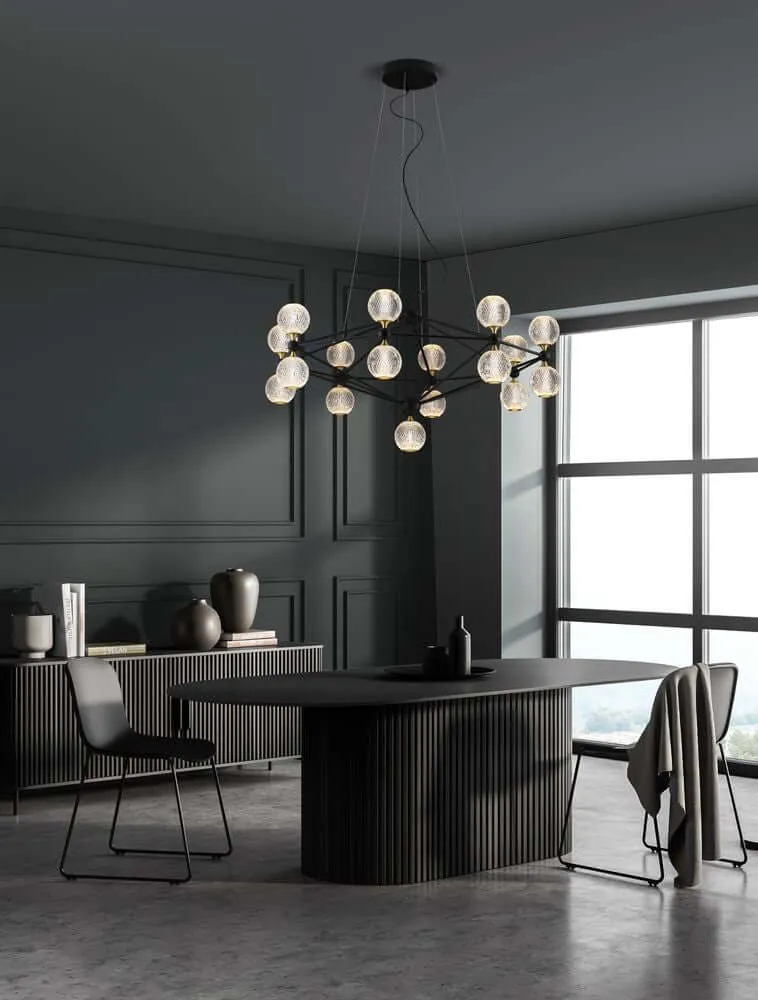 Belinda LED Pendelleuchte Ø 105cm 17-flammig