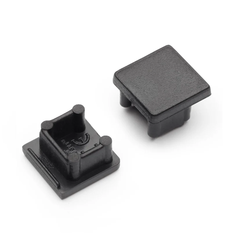 END CAP ZONDER KABELOPENING | ZWART | SMART | 10MM | 20 STUKS