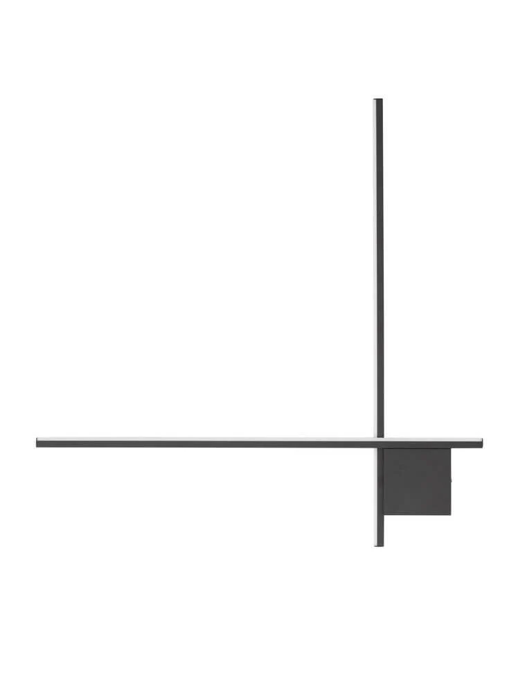 Cross LED Wandleuchte 80cm 2-flammig 2700K