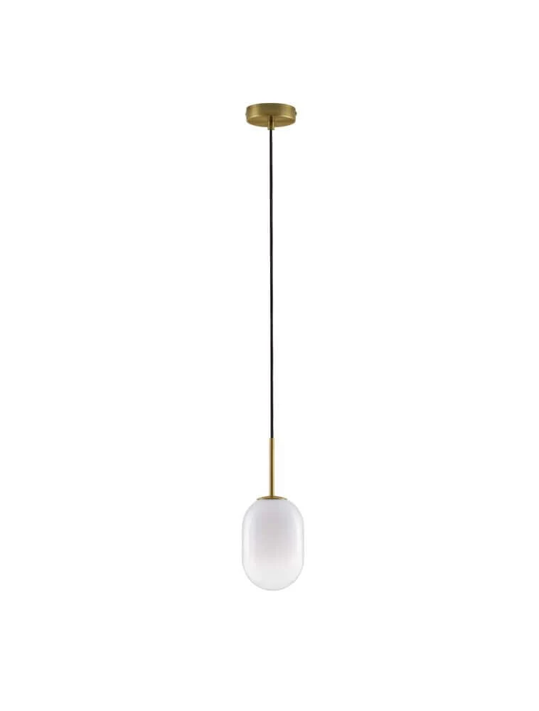 Chrysi Pendelleuchte Gold, Weiß