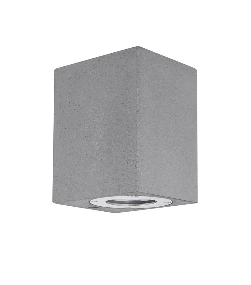 Fuento Außenwandleuchte H 12cm Beton IP65