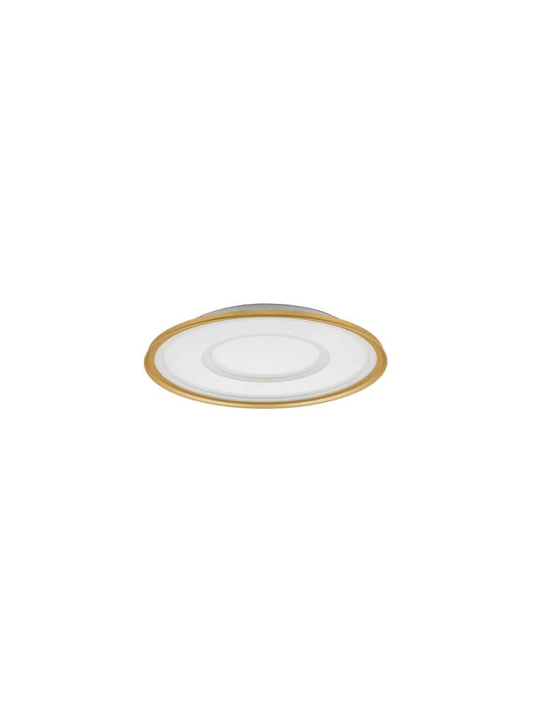Figin LED Deckenleuchte 2-flammig 2700 5000K Weiß, Gold