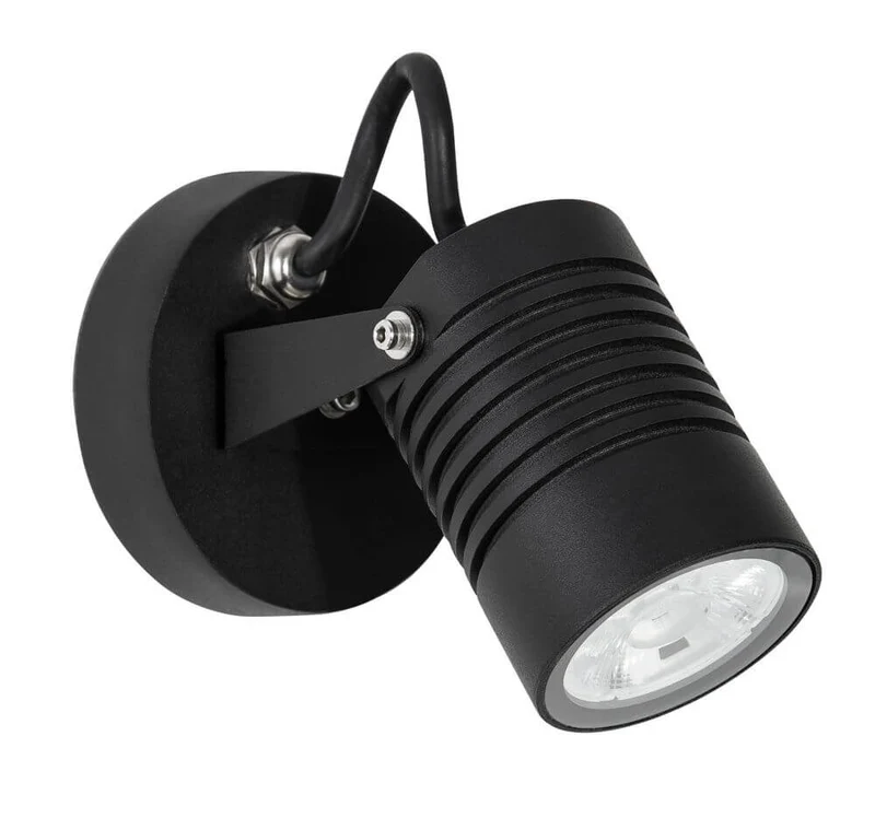 Fend LED Außenwandleuchte Base Hoch 3000K Schwarz IP65