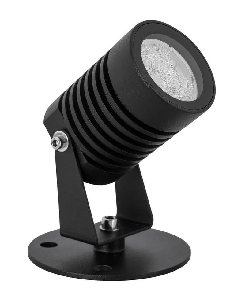 Fend LED Außenwandleuchte Base Flach 3000K Schwarz IP65