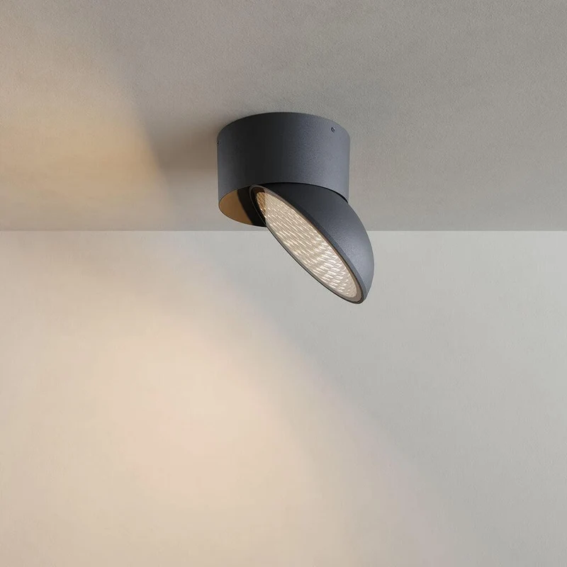 s.luce Santa Out LED Außen-Deckenleuchte IP65 drehbar
