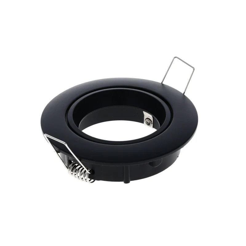 INBOUWSPOT KANTELBAAR | Ø70mm | GU10 / MR16 | KLIK | ZWART
