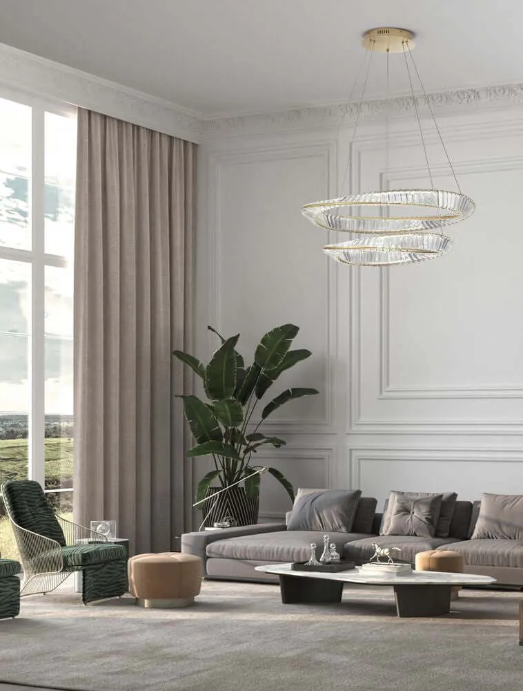 Aurelia LED Pendelleuchte 3500K Gold