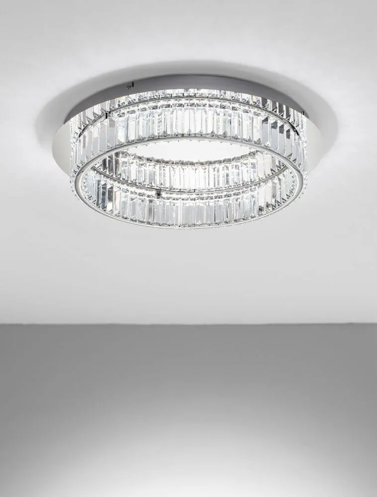 Aurelia LED Deckenleuchte 3500K Chrom